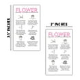 thumbnail image 3 of Fresh Flower Care Instructions Cards  50 pk 2x3.5 Kraft Look Hangtag Kit Food Recipe Granule Plant Care Florist Enclosed Tag Business Guide, 3 of 5