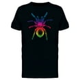 thumbnail image 1 of Smartprints Mens Graphic Tee - Rainbow Tarantula - Regular Fit 100% Cotton, 1 of 2
