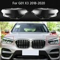 thumbnail image 1 of For -bmw X3 G01 2018 2019 2020 Car Headlight Cover Clear Lens Headlight Lightshade Shell, 1 of 4