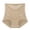 Beige, variant on Ohufall Fashion Women's Briefs High Waist Seaml Briefs Belly-in & Hip-lifting Daily Underwear