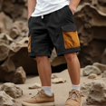 thumbnail image 2 of Xdzjlr Mens Sports Shorts,Summer Work Pocket Retro Soft Running Shorts For Men, 2 of 5