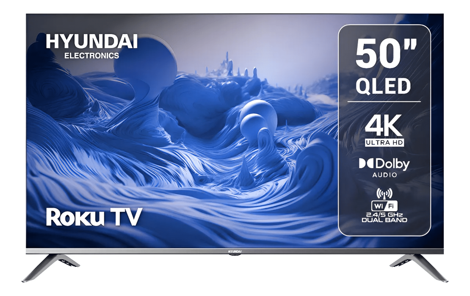 Pantalla Hyundai HYLED5026QR 50" Smart TV 4K UHD Roku