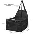 thumbnail image 2 of Portable Car Pet Booster Seat For Extra Stability, Robust And Waterproof Pet Car Seat With Reinforced Car Dog Seat Design, Fastening Straps For Quick And Safe Travel, Suitable For, 2 of 5