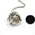 thumbnail image 4 of 1Pc Antique Silver Dragonfly Aromatherapy Diffuser Pendant Necklace, 4 of 6