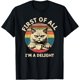 thumbnail image 1 of First of All Im A Delight Funny Angry Sarcastic Cat Meme Camiseta, 1 of 2
