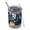 Pioneer Flower Floral-2, variant on 12oz Tumblers Pioneer Flower Floral Print Pattern Vacuum Insulated Stainless Steel Travel Tumbler Cups Mug with Lid and Straw for Beer,Coffee,Beverages with Cleaning Brush for Cold & Hot Drinks