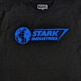 thumbnail image 3 of Marvel Comics Unisex T-Shirt: Stark Industries Blue (X-Large), 3 of 4