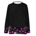 thumbnail image 4 of Bowake Oversized Sweater Trendy Crewneck Fuzzy Pullover Winter Casual Thick Fleece Sweatshirts, 4 of 5