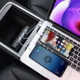 thumbnail image 3 of kurtrusly 6-in-1 Car USB Docking Station Card Reader Gamepad U Disk Automobile Dock Hub Replaceable Phone Charger Gaming Splitter, 3 of 6