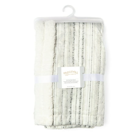 UPC: 0620281014222 | Baby Girls and Boys Birch Pattern Mink Sherpa Blanket