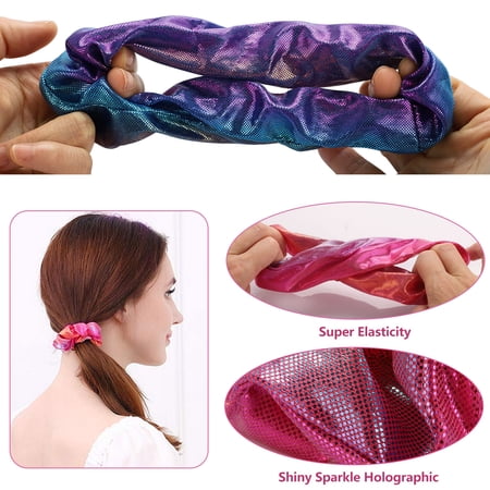 10pcs Hair Scrunchies Velvet Chiffon Satin Elastic Hair Bands Scrunchie Bobbles Soft Hair Ties Ropes Ponytail Holder No Hurt Soft Hair Accessories For Women Or Girls Walmart Canada
