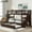 Espresso, variant on BELLEMAVE Stairway Twin Over Twin Bunk Bed with Trundle and Storage Detachable Wood Bunk bed with Staircase, Shelves and Guardrail for Teens, Convertible into 2 Beds, Espresso Brown