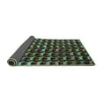 thumbnail image 2 of Ahgly Company Indoor Rectangle Abstract Turquoise Blue Modern Area Rugs, 7' x 9', 2 of 4