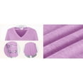 thumbnail image 5 of Olyvenn 3/4 Length Sleeve Womens Tops Dressy Casual Blouses for Women 2025 Trendy V Neck T Shirts Summer Clothes Purple XL, 5 of 8