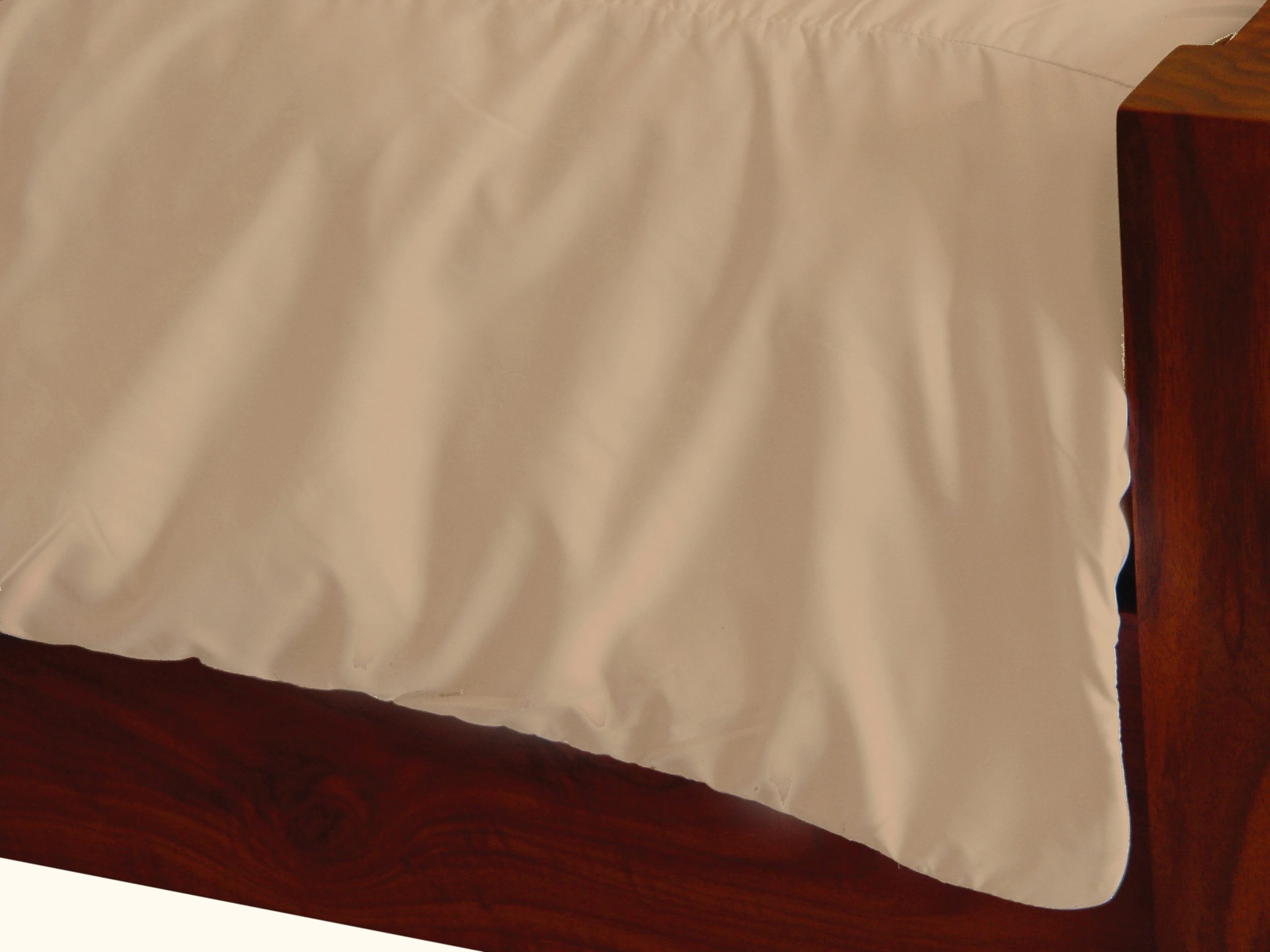 Dust Mite- and Allergen-Proof Comforter Cover; “Premium Microfiber” (Twin; 'Natural' Cream Color)