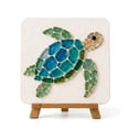 thumbnail image 3 of Sea Glass Art Kits Mosaic Kits for Adults, Stained Glass Arts and Crafts, Marine Animals Theme Arts and Crafts, Resin Kit for Beginners, Bookshelf, Wall, Windowsill, 3 of 6