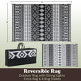 thumbnail image 3 of Pure Garden 8x10 Waterproof Outdoor Patio Rug with LED Lights, Gray, 3 of 6