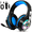 Black, variant on 2.4GHz Wireless Gaming Headset for PS4/PS5/Xbox/Switch/PC, Bluetooth Over Ear Headphones with ENC Noise Cancelling Mic,7.1 Stereo Surround Sound, 40mm Drivers, RGB Light, 45H Battery Gaming Headphone