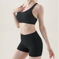 thumbnail image 3 of YUGYXL Yoga Shorts for Women Tummy Control High Waist Biker Shorts Exercise Workout Butt Lifting Tights Women's Short Pants Black,S, 3 of 8