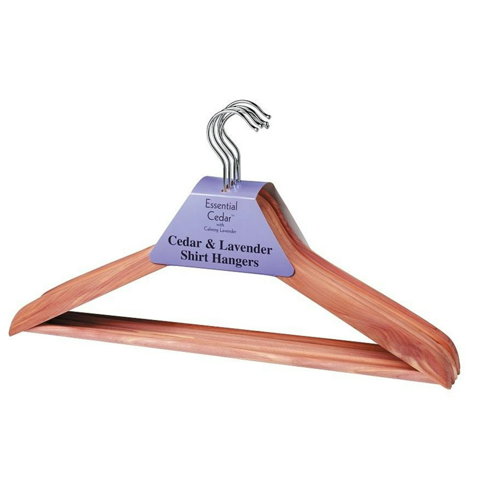 Woodlore Essential Cedar Basic Hanger Set of 10