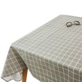 thumbnail image 3 of CNKOO Retro Multi Grain Tablecloth Linen Linen Fabric Home Dining Room Table Cloth Desk Cover Home Decoration No.11, 3 of 3