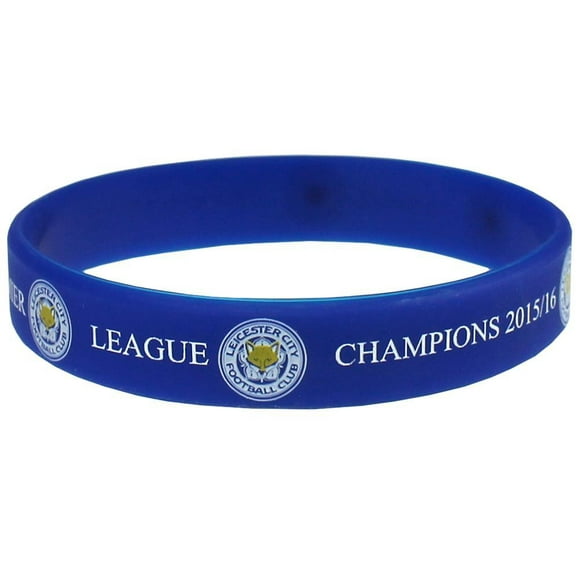 Leicester Ville FC Officiel Champions Bracelet en Silicone