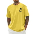 thumbnail image 1 of T-shirt à Manches Courtes Imprimé Graphique Décontracté Col Rond pour Usage Quotidien Hommes T-Shirt Confortable Quotidien T-Shirt Graphique Polyvalent pour Printemps et Été, 1 of 4