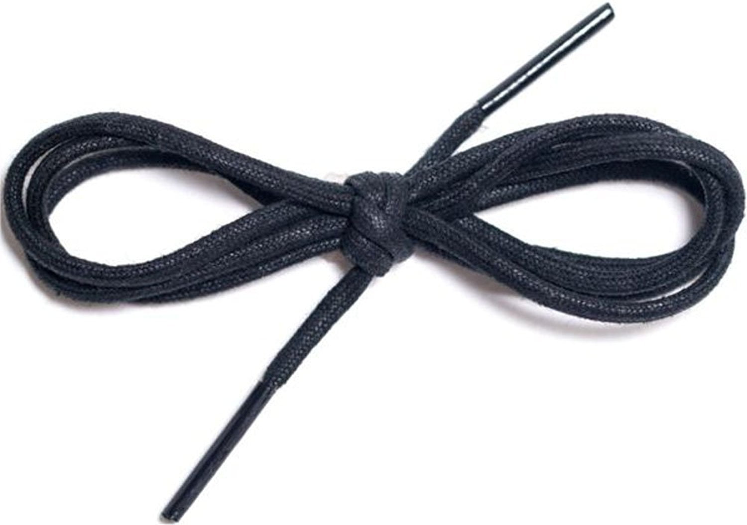 black cotton shoelaces