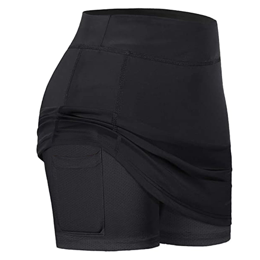 Athletic Women's Skirts with Builtin Shorts for Tennis Golf Yoga Running Workout and Casual