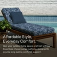 thumbnail image 2 of Boheme Indigo Essentials Chaise Lounge Cushion, 2 of 7