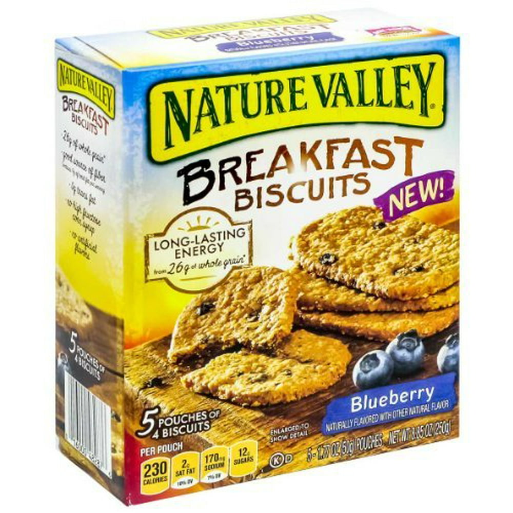 Nature Valley Breakfast Biscuit, Blueberry, 8.85 oz
