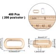 thumbnail image 5 of 400pcs 2 colors Alloy Tube Bails Loop Bails Oval Platinum & Golden 10.5x5.7x2mm Hole: 1.2mm Inner Diameter: 8x3mm 200pcs/color, 5 of 5