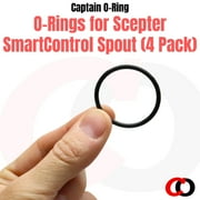 Captain O-Ring Replacement O-Rings for Scepter SmartControl Gas Can Spout 4 Pack