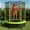 Green, variant on Topcobe 55 Inch Kids Recreational Trampoline Bouncing Jumping Mat with Enclosure Net, Recreational Trampolines for Kids, Large Trampoline for Outdoor Backyards-Navy
