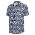 thumbnail image 2 of Men's Antigua Navy Atlanta Braves Resort Button-Up Shirt, 2 of 4