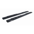 thumbnail image 2 of Go Rhino Nerf Bar 685409787T OE Xtreme Low Profile; With Step Pads; 5 Inch Oval Straight; Black Textured Powder Coated; Steel; With Plastic End Caps; Rocker Panel Mount, 2 of 3