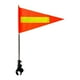 thumbnail image 1 of Kit de mástil para bandera de carrito de golf, soporte para banderas, accesorios, soporte para bandera naranja, mástil telescópico para bicicletas, Tapa dorada 22x43cm, 1 of 7