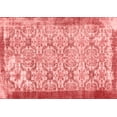 thumbnail image 1 of Ahgly Company Indoor Rectangle Abstract Red Contemporary Area Rugs, 2' x 5', 1 of 4