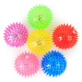 thumbnail image 4 of CHUANK 6PC Light up Spike balls Fetching Pets Dogs Play Toys Flashing Lights Squeaker Large, 4 of 4
