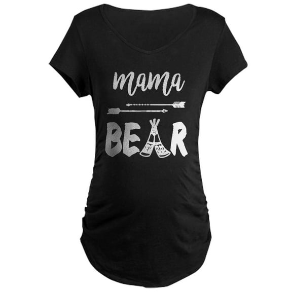 CafePress - Mama Bear Shirt - Maternity Dark T-Shirt