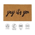 thumbnail image 5 of Calloway Mills Yay It's You Doormat 36" x 72", 5 of 6