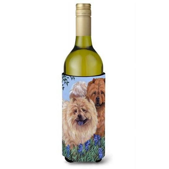 Carolines Treasures PPP3073LITERK 24 oz Chow Chow Meadow Wine Bottle Hugger