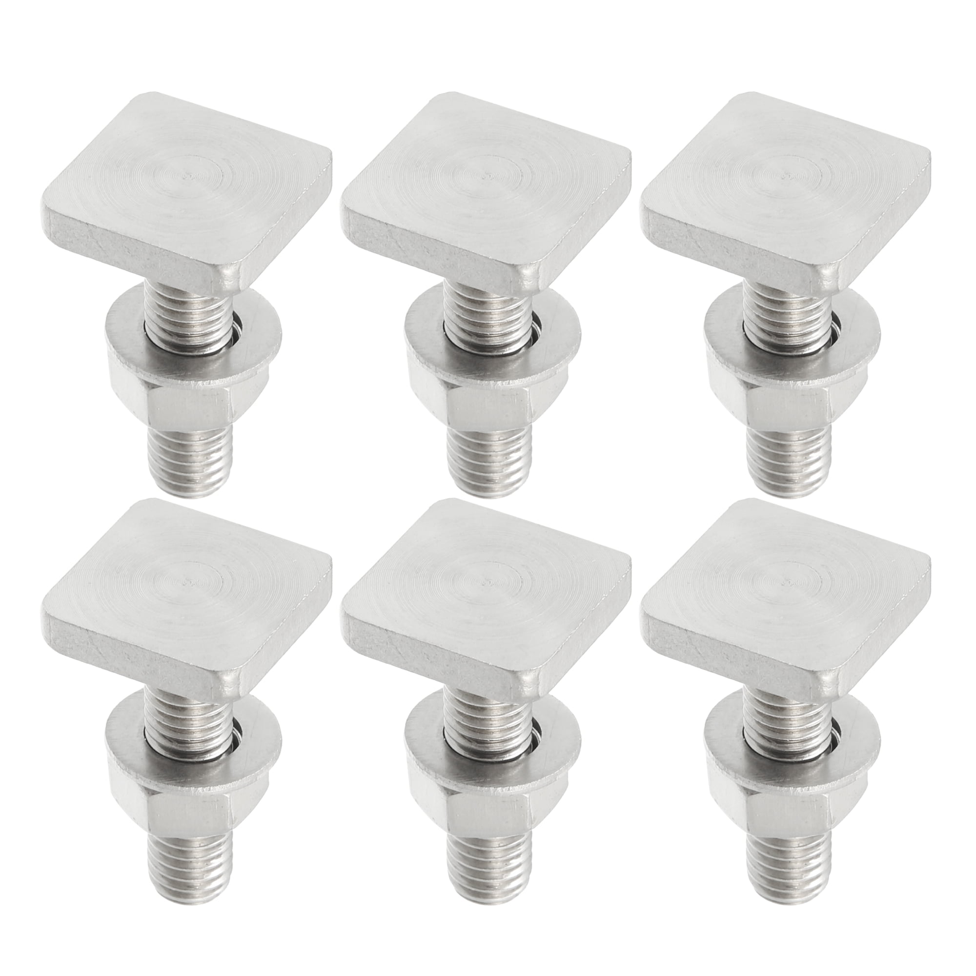 Unique Bargains Car Roof Rack T Shaped Slot Bolt M8 W Nuts Washer T Shaped Track Bolts Roof Rack Bolt Pack of 6 Walmart