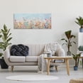 thumbnail image 3 of Stupell Industries Peaceful Wildflowers Meadow Botanical & Floral Painting Gallery Wrapped Canvas Art Print Wall Art, 48 x 20, 3 of 8