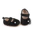 thumbnail image 4 of Yoyauz Baby Girl Mary Jane Shoes Anti Slip Rubber Sole Ballet Slippers Princess Dress Wedding Shoes Newborn Kids Shoes Toddler Shoes（0-12 Month）, 4 of 6