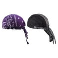 thumbnail image 1 of Sombrero de turbante para hombre de 2 piezas, gorro de para quimioterapia, gorro musulmán para la cabeza, 1 of 5