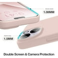 thumbnail image 2 of Entronix Silicone Back Cover Cell Phone Case for Apple iPhone 15 Plus, Rose Gold, 2 of 6