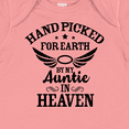 thumbnail image 4 of Inktastic Handpicked for Earth by My Auntie in Heaven with Angel Wings Boys or Girls Baby Bodysuit, 4 of 5