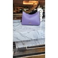 thumbnail image 2 of Purple Leather Crossbody & Shoulder Bag with Detachable Coin Purse - Trendy Italian Carryall for Women - Stylish & Functional, Multiple Compartments - Genuine Leather Luxury, 2 of 3