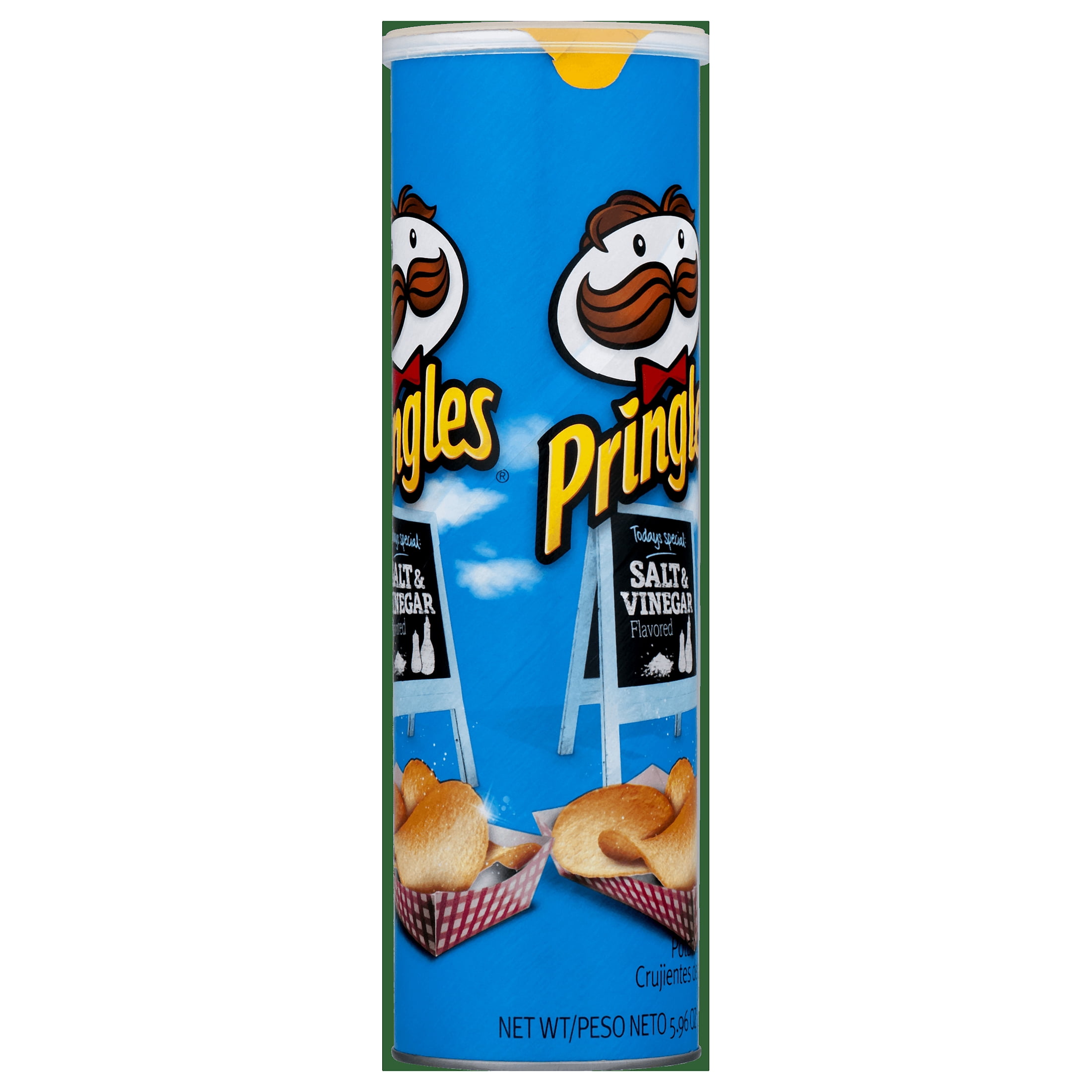 Pringles Salt and Vinegar Chips, 5.96 Oz.